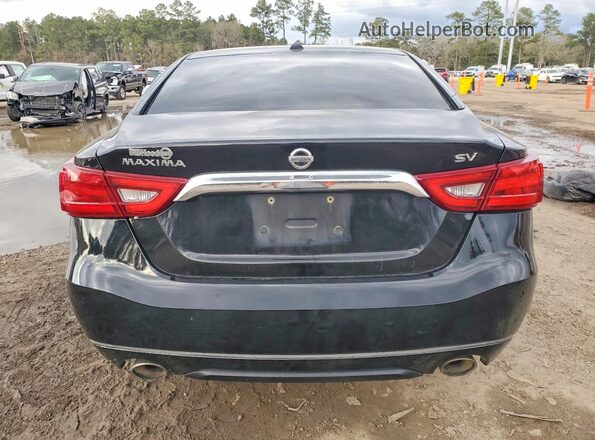 1N4AA6AP3JC393451 2018 NISSAN MAXIMA Черный Вид сзади