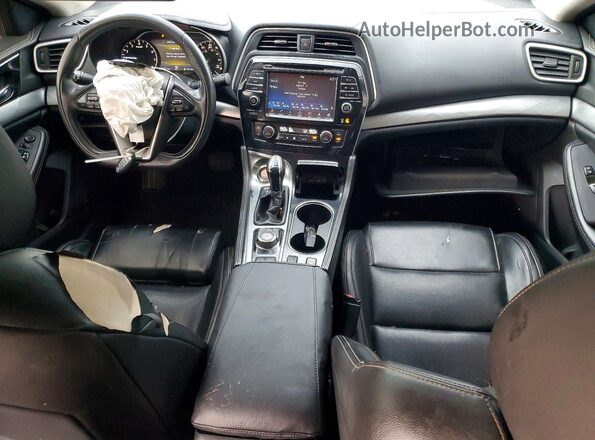1N4AA6AP3JC393451 2018 NISSAN MAXIMA Черный Вид панели приборов