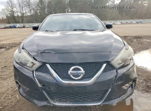 1N4AA6AP3JC393451 2018 NISSAN MAXIMA Черный Вид спереди