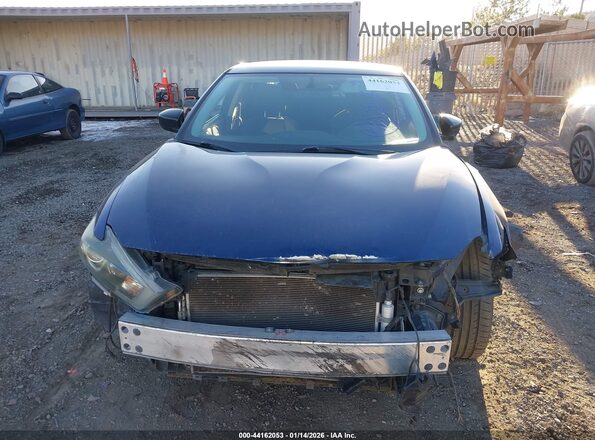 1N4AA6AP5GC384906 2016 NISSAN MAXIMA Blue ხელსაწყოთა პანელის ხედი