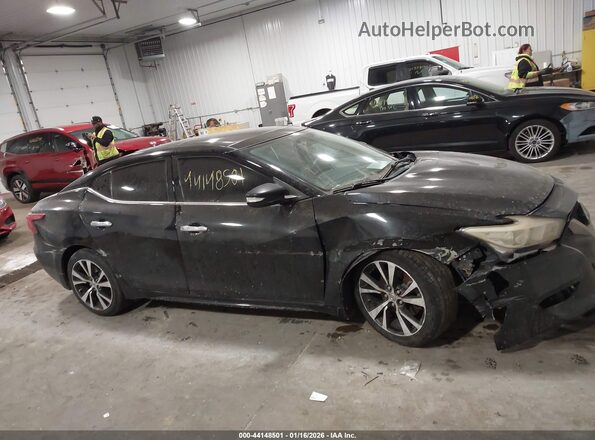 1N4AA6AP5JC390566 2018 NISSAN MAXIMA Черный Вид задней части салона