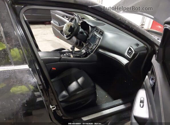 1N4AA6AP5JC390566 2018 NISSAN MAXIMA Черный Вид салона спереди