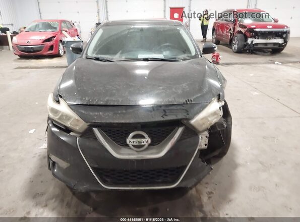 1N4AA6AP5JC390566 2018 NISSAN MAXIMA Черный Вид щитка приборов