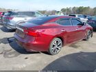 2016 Nissan Maxima 3.5 Sl Burgundy vin: 1N4AA6AP6GC413863