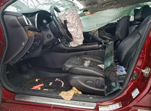 1N4AA6AP7GC439114 2016 NISSAN MAXIMA Red Vista interior delantera