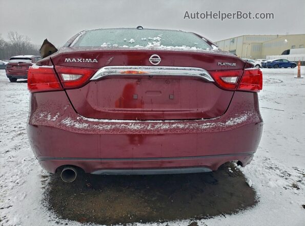 1N4AA6AP7GC439114 2016 NISSAN MAXIMA Red Vista trasera