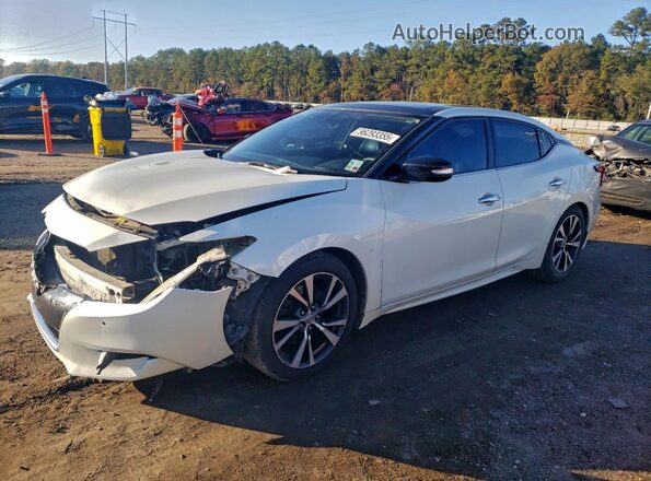 1N4AA6AP7GC446256 2016 NISSAN MAXIMA White Առջևի ձախ երեք քառորդ տեսարան