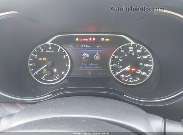 1N4AA6AP7JC403835 2018 NISSAN MAXIMA Серебряный Вид задних сидений