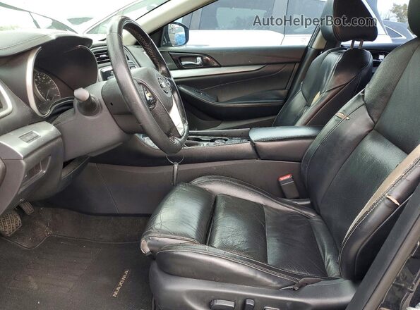 1N4AA6APXGC411064 2016 NISSAN MAXIMA Charcoal Widok wnętrza z przodu