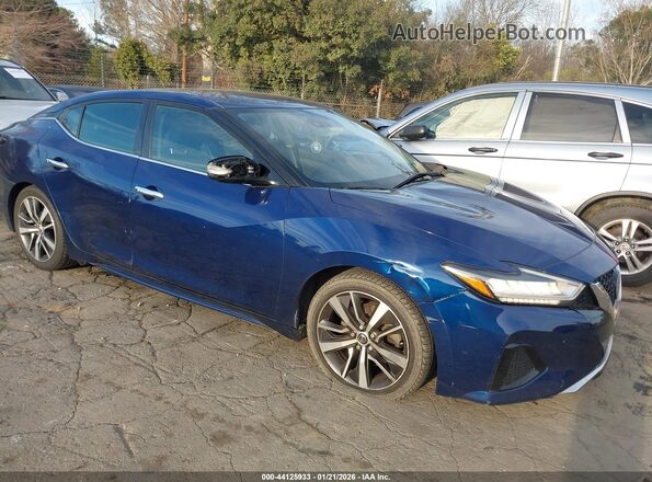 1N4AA6AV1KC370346 2019 NISSAN MAXIMA Dark Blue Вид спереди