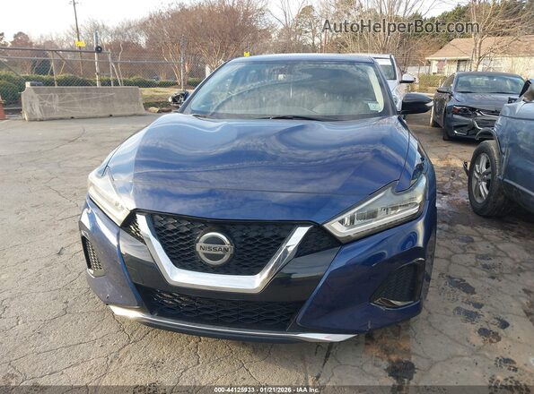 1N4AA6AV1KC370346 2019 NISSAN MAXIMA Dark Blue Вид щитка приборов
