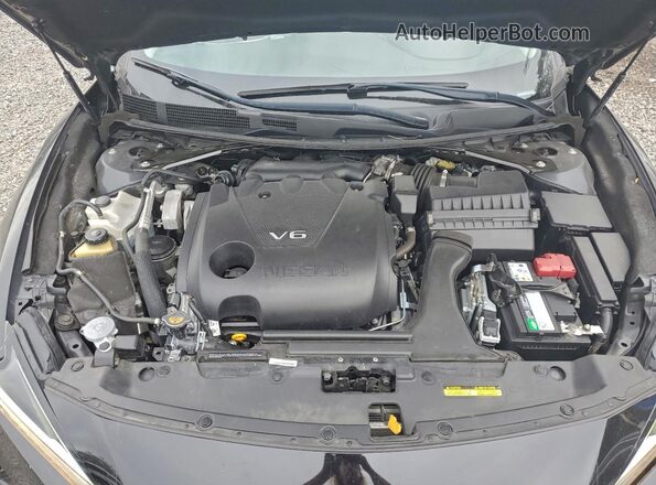 1N4AA6AV1KC382304 2019 NISSAN MAXIMA Черный Вид задней части салона