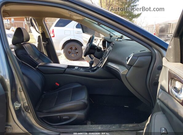 1N4AA6AV2KC380139 2019 NISSAN MAXIMA Серый Вид салона спереди
