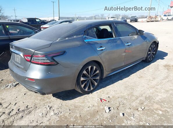 1N4AA6AV2KC380335 2019 NISSAN MAXIMA Серый Задняя правая четверть