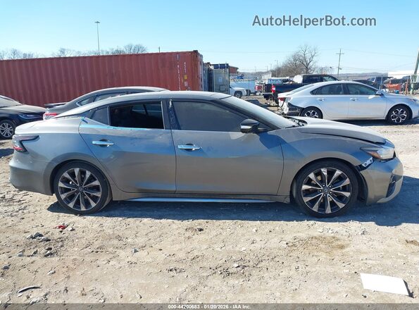 1N4AA6AV2KC380335 2019 NISSAN MAXIMA Серый Вид задней части салона