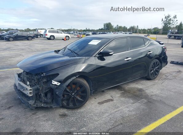 1N4AA6AV4KC368073 2019 NISSAN MAXIMA Черный Передняя левая четверть