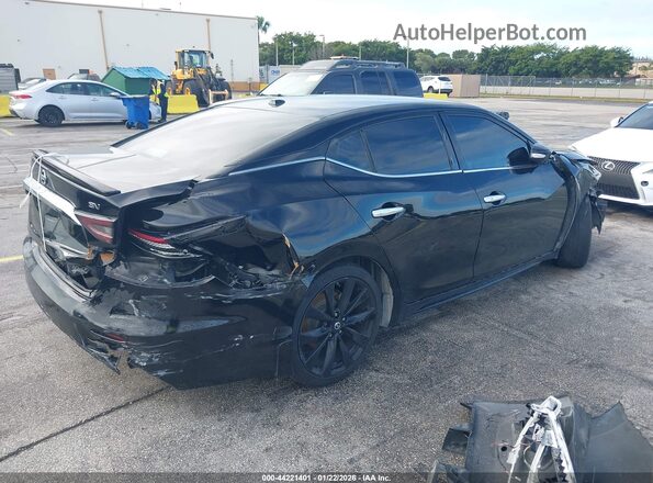1N4AA6AV4KC368073 2019 NISSAN MAXIMA Черный Задняя правая четверть