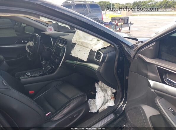 1N4AA6AV4KC368073 2019 NISSAN MAXIMA Черный Вид салона спереди