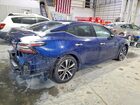 2019 Nissan Maxima S Синий vin: 1N4AA6AV5KC371077