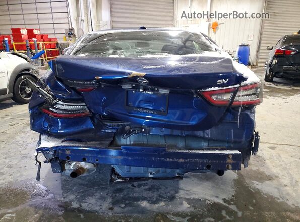 1N4AA6AV5KC371077 2019 NISSAN MAXIMA Синий Вид сзади