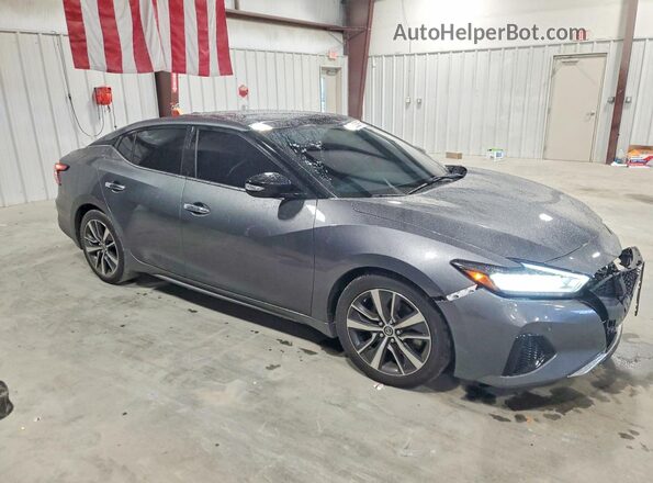 1N4AA6AV7KC376717 2019 NISSAN MAXIMA Серый Передняя правая четверть