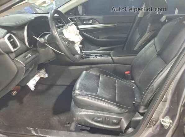 1N4AA6AV7KC376717 2019 NISSAN MAXIMA Серый Вид салона спереди