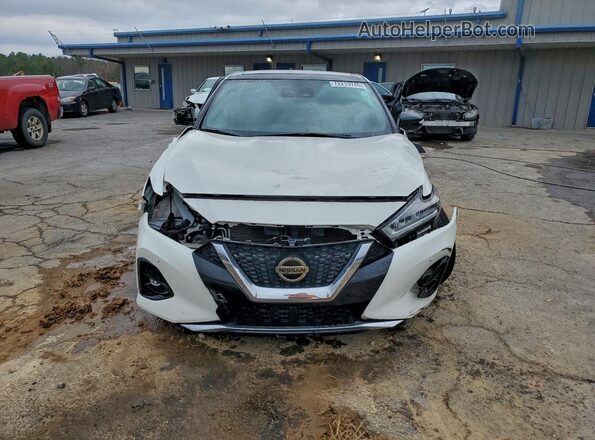 1N4AA6AVXKC366523 2019 NISSAN MAXIMA White Widok z przodu