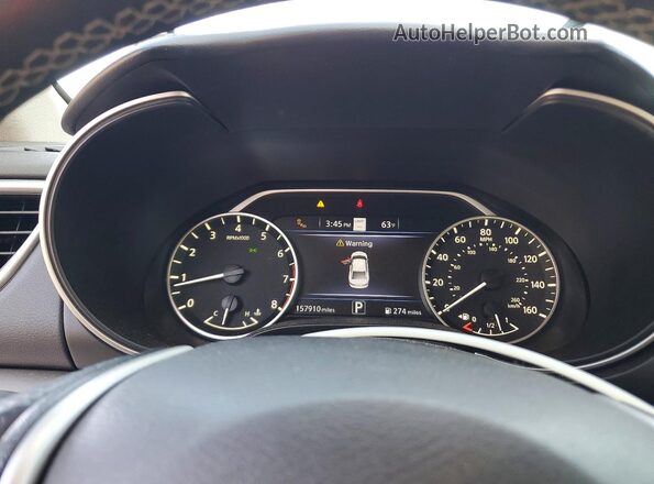1N4AA6CV5LC385754 2020 NISSAN MAXIMA Black Instrument cluster view