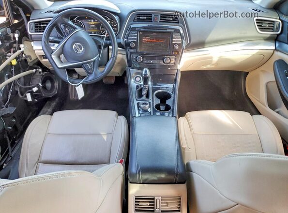 1N4AA6CV5LC385754 2020 NISSAN MAXIMA Black Dashboard view
