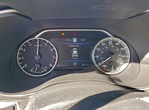 1N4AA6CV9LC381545 2020 NISSAN MAXIMA Silver Vista del cuadro de instrumentos