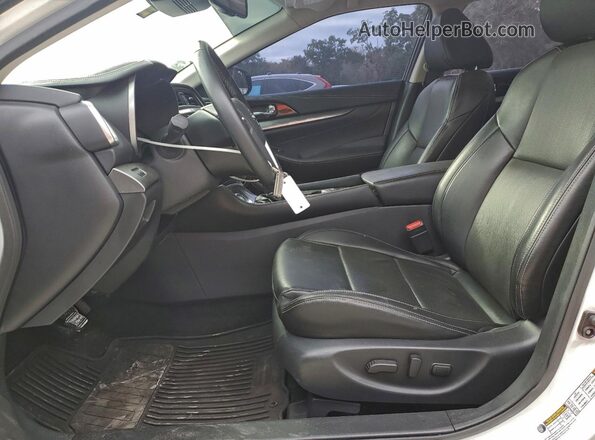1N4AA6CVXPC503626 2023 NISSAN MAXIMA White Widok wnętrza z przodu