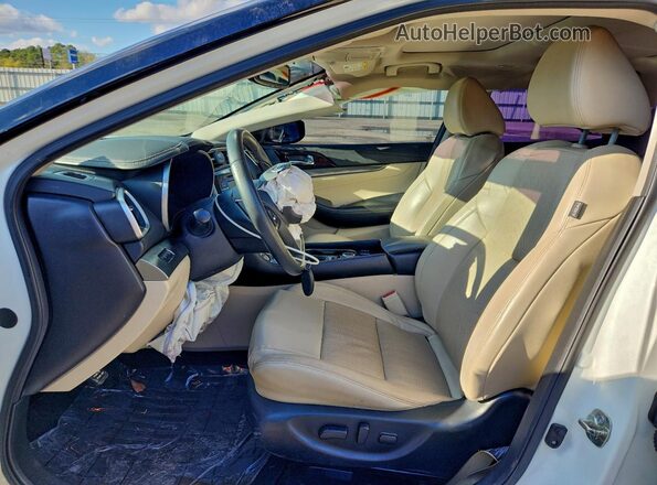 1N4AA6DV3LC382009 2020 NISSAN MAXIMA SL Белый Вид салона спереди