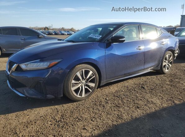 1N4AA6DV7LC368548 2020 NISSAN MAXIMA SL Синий Передняя левая четверть