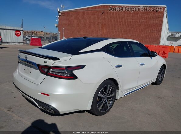 1N4AA6DV9LC362069 2020 NISSAN MAXIMA SL Белый Задняя правая четверть