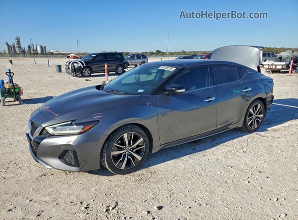 1N4AA6DVXLC364445 2020 NISSAN MAXIMA SL Gray Առջևի ձախ երեք քառորդ տեսարան