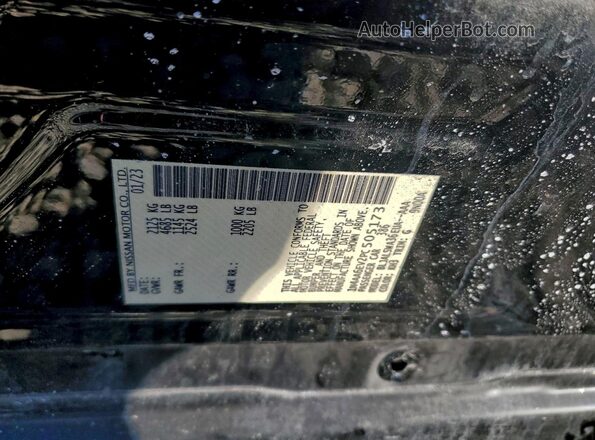 1N4AA6EV2PC505173 2023 NISSAN MAXIMA SR Black Widok komory silnika