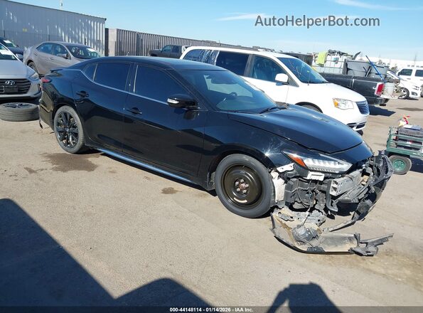 1N4AA6EV3LC382686 2020 NISSAN MAXIMA SR Черный Передняя правая четверть