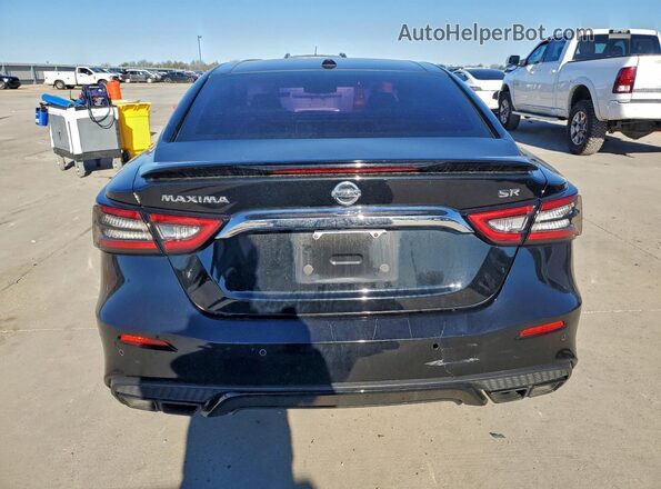 1N4AA6EV3LC383630 2020 NISSAN MAXIMA SR Black Widok z tyłu