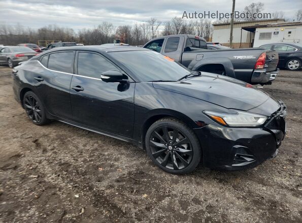 1N4AA6EV4MC509222 2021 NISSAN MAXIMA SR Черный Передняя правая четверть