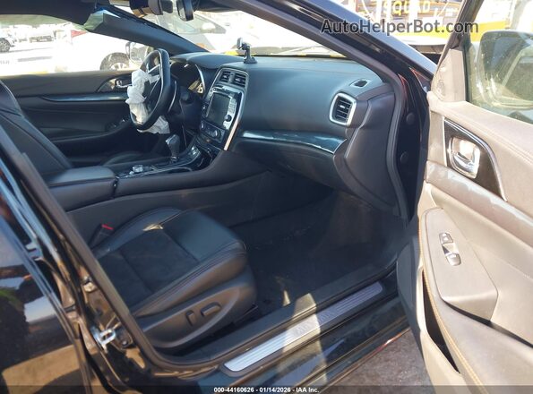 1N4AA6EV6NC504220 2022 NISSAN MAXIMA SR Черный Вид салона спереди
