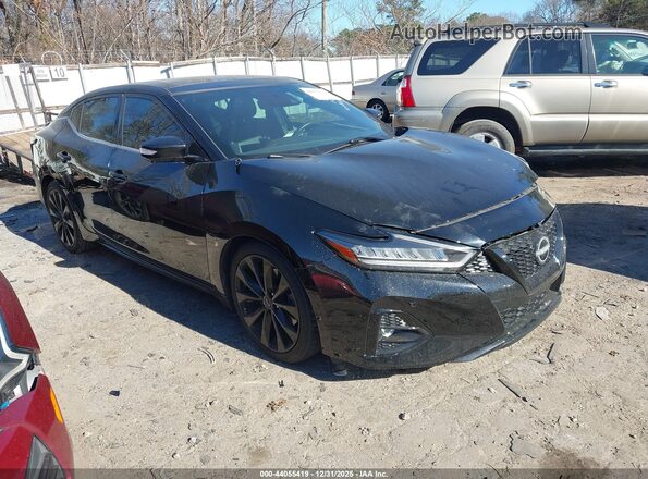 1N4AA6EV8PC514086 2023 NISSAN MAXIMA SR Черный Передняя правая четверть