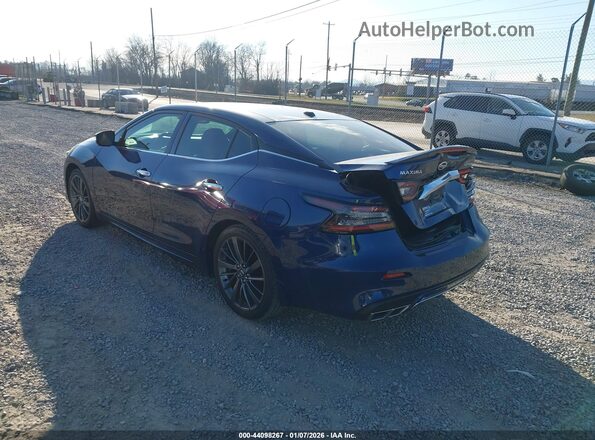 1N4AA6FV1LC385682 2020 NISSAN MAXIMA PLATINUM Blue Tył lewy