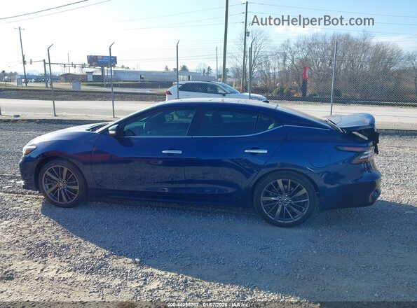 1N4AA6FV1LC385682 2020 NISSAN MAXIMA PLATINUM Blue Widok wnętrza 360 stopni