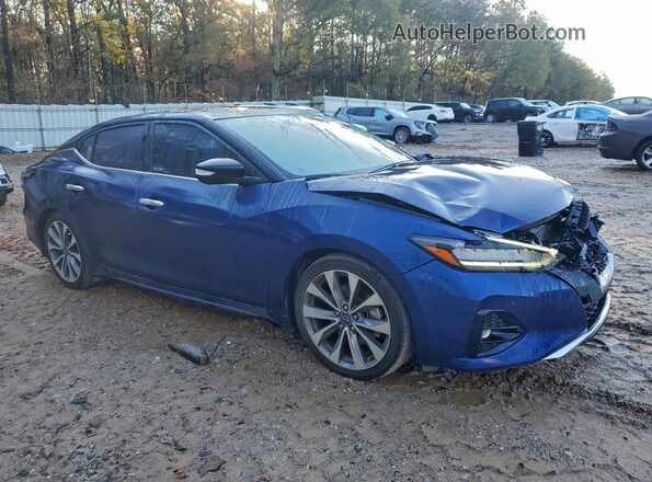 1N4AA6FV1PC503932 2023 NISSAN MAXIMA PLATINUM Синий Передняя правая четверть