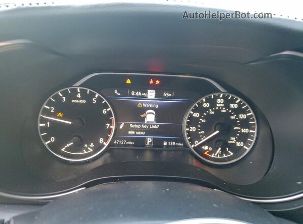 1N4AA6FV1PC503932 2023 NISSAN MAXIMA PLATINUM Синий Вид щитка приборов