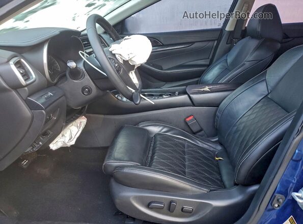 1N4AA6FV1PC503932 2023 NISSAN MAXIMA PLATINUM Синий Вид салона спереди