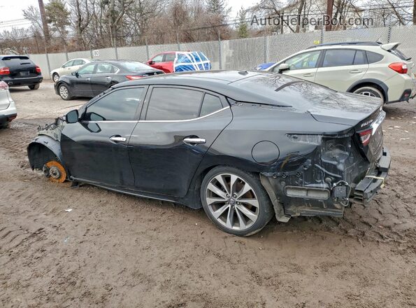 1N4AA6FV2LC366994 2020 NISSAN MAXIMA PLATINUM Черный Задняя левая четверть