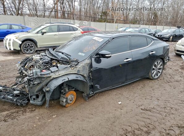 1N4AA6FV2LC366994 2020 NISSAN MAXIMA PLATINUM Черный Передняя левая четверть