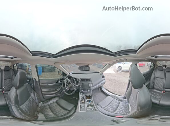 1N4AA6FV2LC366994 2020 NISSAN MAXIMA PLATINUM Черный Панорамный вид салона 360°