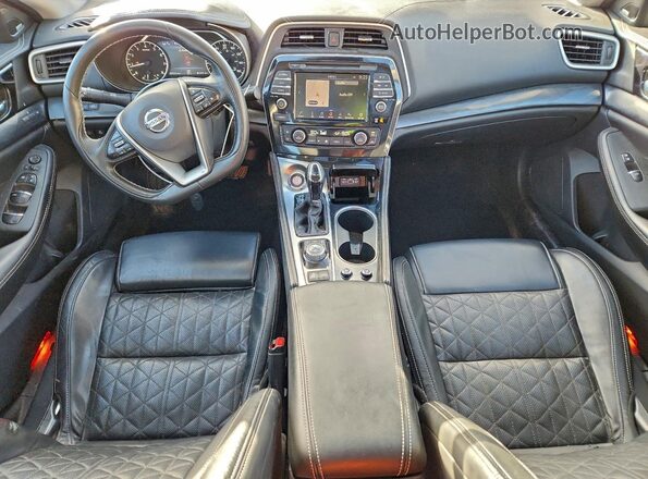 1N4AA6FV3LC386414 2020 NISSAN MAXIMA PLATINUM Black Вид панелі приладів